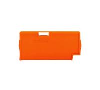 25 x Wago 2002-1494 Orange End and Intermediate Plate 4-Conductor TopJob S