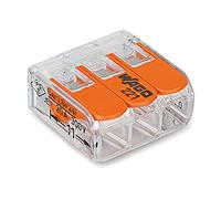 Wago 221-413 Connector Compact | 3 Wire Connection - Cage Clamp