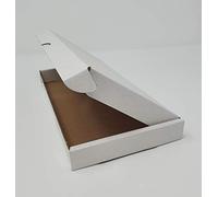 25 x White DL Size Box Large Letter Strong Cardboard Shipping MAILING Postal PIP. Internal Size: 21.8cm x 10.8cm x 2cm (8.6'' x 4.3'' x 0.8'')