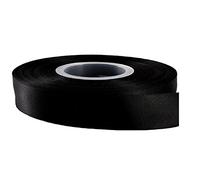 25 Yards / 23 Meters of Satin Ribbon 10mm - (Black) Perfect for Gifts Wrap Sew Party, Decorations Events Dress Wedding Christmas Crafts, Bows Car, Floral Balloons Hairs, DIY, Bouquets, Cake More