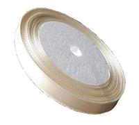 25 Yards / 23 Meters of Satin Ribbon 10mm - (Cream) for Gifts wrap, Sew, Party, Decorations, Events, Dress, Bows and Much More