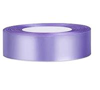 25 Yards / 23 Meters of Satin Ribbon 10mm - (Lilac) for Gifts Wrap Sew Party, Decorations Events Dress Wedding Christmas Crafts, Bows Car, Floral Balloons Hairs, DIY, Bouquets, Cake More