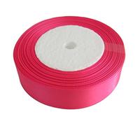 25 Yards / 23Meters Of Satin Ribbon 12mm In Multiple Colours Satin Ribbon Tying Gift Ribbon Wedding Trimming Crafts Apron Deco. Many Colours BUY ANY 3 Colours & GET 1 FREE (Hot Pink)