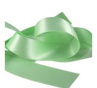 25 Yards / 23Meters of Satin Ribbon 12mm, Tying Gift Ribbon, Sew, Crafts, Party, Apron Decorations, Events, Dress,. Many Colours Buy Any 3 Colours & GET 1 Free (Pale Green)
