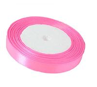 25 Yards / 23Meters of Satin Ribbon 12mm, Tying Gift, Sew, Party, Sew, Crafts Apron, Decorations, Dress, Events, Bows. Many Colours Buy Any 3 Colours & GET 1 Free (Pink)