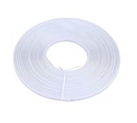 25 Yards Boning for Sewing, 6mm Polyester Sew Through Corset Boning, White Flexible Lightweight Bonings for Wedding Dress, Dressmaking, and Strapless Garment