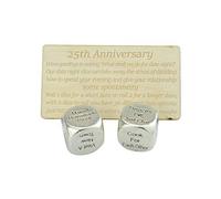 25 Year Anniversary Metal Date Dice Create a Unique 25th Anniversary Date Idea