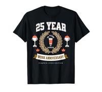 25 Year Work Anniversary Autumn Fall Pumpkin Spice Funny T-Shirt
