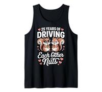 25 Years Driving EachOther Forest Animal Pet Cute Squirrel Tank Top