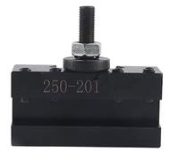 250-201 Lathe Tool Post Holder, High-Carbon Steel, Efficient Tool Management, Superior Stability, Versatile Utility, Easy Maintenance, Suitable for Mini Lathe, Alloy Holder