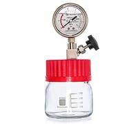 250/500/1000/2000ml Laboratory Glass Vacuum Degassing Chamber, Clear Graduated Marks, Non-slip Base, High Defoaming Efficiency, Stainless Steel Vacuum Gauge, Ideal for Scientific Research