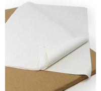 250 Acid Free White Tissue Paper 20 x 30 inches for Art Collection, & Gift Wrapping - Acid Free Sheets for Packaging - 500x750mm 18 GSM Packing Tissue Paper