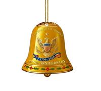 250 Anniversary USA Ornament, 2D Acrylic 250th Anniversary USA Christmas Tree 250 Decorations, US-A July of Fourth Ornament,