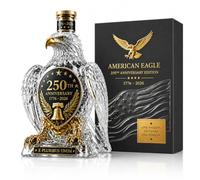 250 Anniversary Whiskey Decanter American Eagle 250th Anniversary Commemorative Bottle, 1776-2026 USA Patriotic Eagle Whiskey Bottle for Home Bar Display Decor and Gift for Veterans Dad (A)