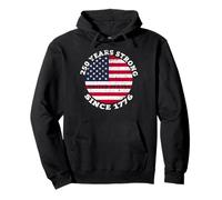 250 Birthday 1776 2026 USA 250th Anniversary 4th of July Pullover Hoodie