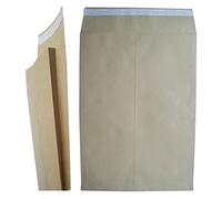 250 BROWN MANILLA GUSSET SPINED PEEL + SEAL PAPER ENVELOPES MAILERS - EXTRA LARGE XL A3 C3 SIZE 324 x 457mm + 30mm SPINE 140GSM SELF SEALING DOCUMENT STORAGE OFFICE POSTAL PACKING POSTAGE PACKAGING