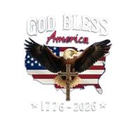 250 Car Window Stickers, USA Flag Eagle Patriotic God Bless You | Decals Improving Exterior Styling Of Truck SUV Car Accessories