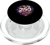 250 Commemoration American History Glitch Art Shield PopSockets PopGrip for MagSafe