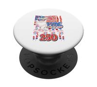 250 Costume Proud 1776 Freedom 4th July British Longhair PopSockets Adhesive PopGrip