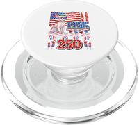 250 Costume Proud 1776 Freedom 4th July US Flag Sphynx Cat PopSockets PopGrip for MagSafe