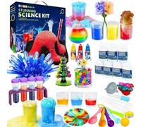 250+ Experiments Science Kits, STEM Activities Educational Science Kits Gifts with Chemistry Set, Erupting Volcano and Growing Crystal Tree (Science kit with 250+ Experiments)