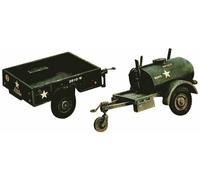 250 Gal Tank Trailer & M101 Cargo Trailer Plastic Kit 1:35 Model Italeri