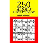 250 Hidoku Puzzle Book: Easiest Hidoku 9x9: Volume 15 (Hidoku Collection)