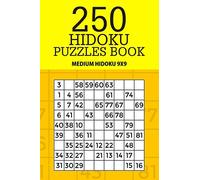 250 Hidoku Puzzle Book: Medium Hidoku 9x9: Volume 17 (Hidoku Collection)