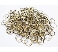250 Large Size 14 mm ANTIQUE BRASS BRONZE Rings Fasteners Clasps Metal Chandelier Light Links For Making Chains of Garlands Crystals Drops Crafts Beading Charms Christmas Tree Decorations