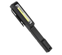 250 Lumen Torch with COB Work Light, Rechargeable Hands-Free Lighting Magnetic Clip Pocket Portable LED Flashlight, Hazard Light for Household Workshop Automobile Emergency Power Cut [Energy Class A]