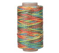 250 Meters Waxed Thread, 150d Leather Sewing Waxed Thread Flat Sewing Hand Stitching for Leather Craft Bookbinding Shoe Repairing (Colorful)