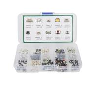 250 Pcs 10 Types Car Remote Control Tablet actile Push Button Switch Car Keys Button Touch Microswitch With Box IDGTTLDF