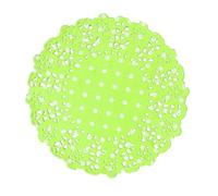 250 Pcs Colored Paper Doilies with dots, 4.5 Inch Round Lace Paper doilies, Assorted Colors Paper Doilies for Tables, Crafts, Wedding Party and Tableware Decoration (Green)
