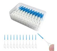 250 Pcs Floss Brushes, Interdental Brushes, Tooth Picks, Tooth Picks Floss Sticks, Tooth Floss Picks, Dental Brushes for Braces and Oral Care and Teeth Cleaning, Travel and Daily Use