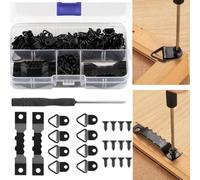 250 Pcs Picture Frame Hangers,Picture Hangers Set with Sawtooth,Sawtooth Picture Hanger, Multifarious Picture Hanging Kit ,D Ring, Screws, Picture Hanging Tool for Photo Frames, Paintings, Mirrors