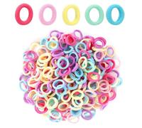 250 Pieces Baby Girl Hair Elastics Mini Pigtails Diameter 2 cm Hair Ties for Girls Babies