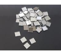 250 Pieces, Silver Glass Mirror Tiles, Size Approx 1 X 1 cm, Thickness 2 mm, Art&Craft