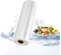 250 Polythene Bags on a Roll - Clear Plastic Fruit Vegetable Butchers Counter Bags | 9" x 14" x 18" | for Fruit/Veg/Food/Meat (1 Roll)