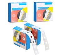 250 Sheet Loose Leaf Hole Reinforcement Ring Label Stickers, Self-Adhesive Punch Reinforcement Stickers, Super Hole Punch Protective Film, Stability for Office Home Daily