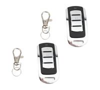 250 to 913MHz Full Band Copy Remote Controller 4 Buttons High Stability Garage Door Remote Control Opener for Home Security (2PCS)