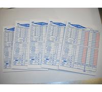 250 Triple Yahtzee Score Sheet Pad Card