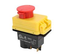 250-Voltage Universal CK21D Safety Switch Emergency Stop Safe Cut Off Waterproof Electromagnetic for Grinding Machine Woodworking Metalworking Machines NVR 16A Resistif 12A Inductive Charge Replacemen