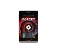 250 Vortex-Filters 5.9mm Extra Slim Active Carbon Filter Tips - Premium Coconut Shell Charcoal Filled Pre-Rolled Tips for Joints - Natural, Smooth!