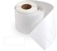 250 Waterproof Address Stickers, 89 x 36 mm, Self-Adhesive Labels for Labelling on Desktop Printers, Self-Adhesive, Glossy, White (1 Roll)