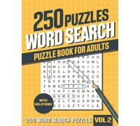 250 Word Search Puzzle Book for Adults: Big Puzzlebook with Word Find Puzzles for Seniors, Adults and all other Puzzle Fans - Vol 2