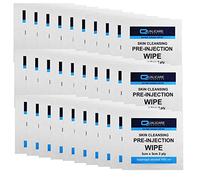 250 x 3cm Qualicare First Aid Cleansing Alcohol Isopropyl Pre Injection Wipes