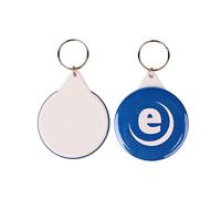 250 x 45mm Keyring Component Set - Includes Parts to Make 250 Keyrings | Compatible with eBadges & Enterprise Badge Maker Machines
