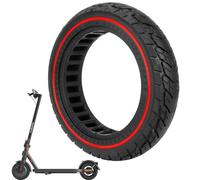 250 x 54 Solid Tyres for Xiaomi Mi4 Lite/Pro Electric Scooter, 10 x 2.125 Solid Rubber Tyres for Ninebot F20 F25 F30 F40 Scooter, 10 Inch Solid Tyres Front/Rear Scooter Replacement Tyres (Red-1)
