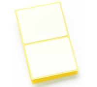 250 X Large Plain White Sticky Self Adhesive Postage Parcel Labels 100 x 75mm. 4 X 3 Blank Address Labels. EJI Labels