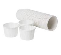 250 x Waxed Paper Medicine Pots 28ml